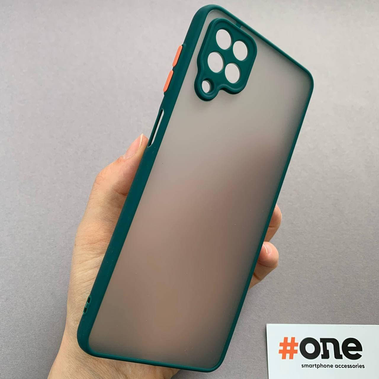 

Чехол для Samsung Galaxy M12 с цветными кнопками плотный матовый чехол на телефон самсунг м12 зеленый TCB, Зелёный
