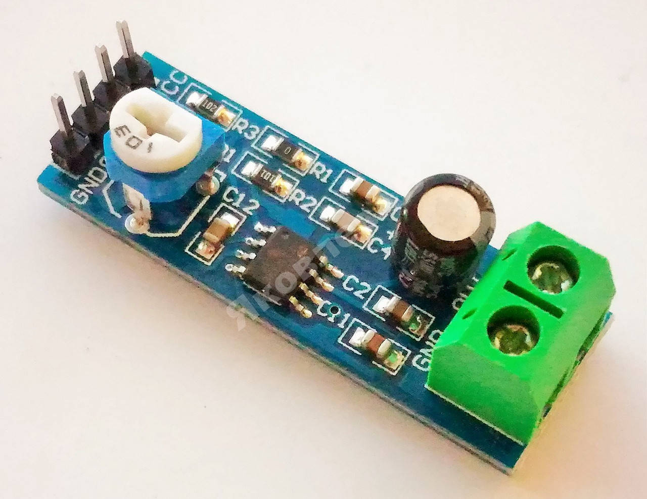 

Нормирующий усилитель LM386 Arduino