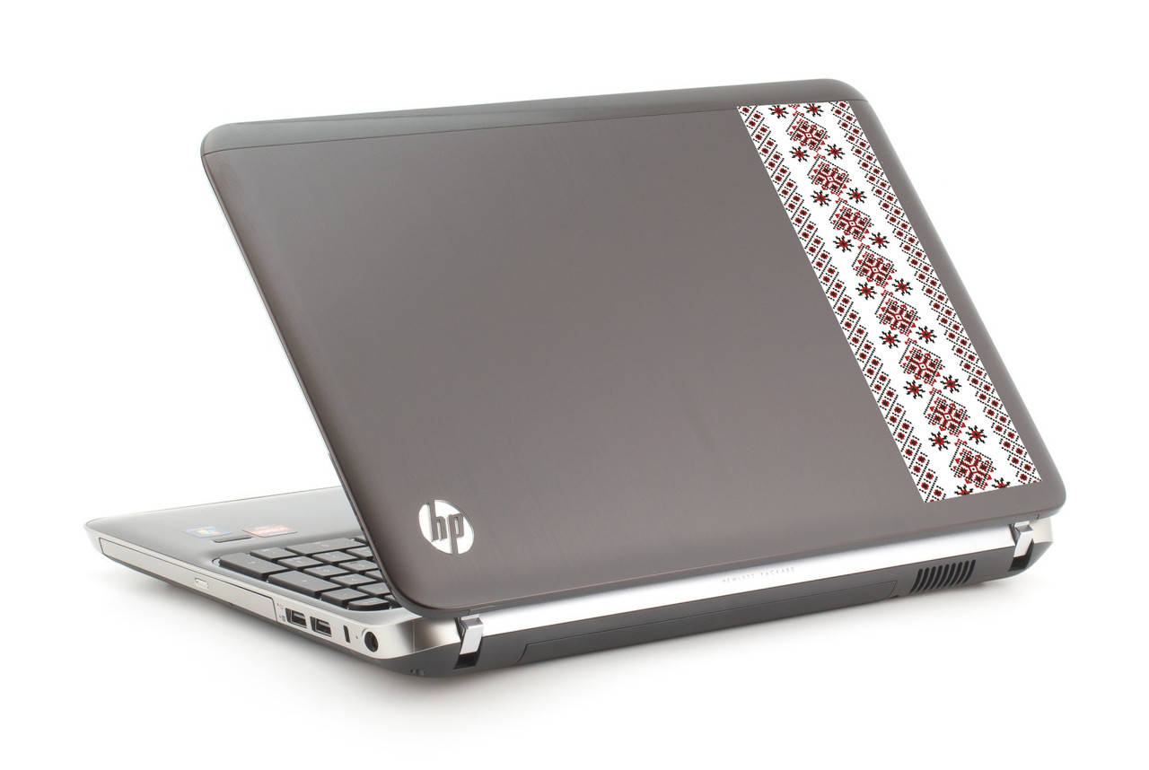 

Наклейка на ноутбук. Вышиванка