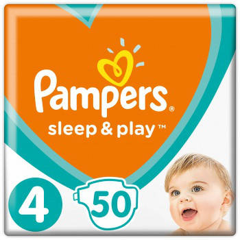 

Подгузники Pampers Sleep&Play Maxi 4 (9 - 14 кг) 50 шт.