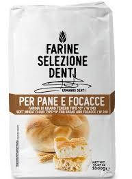 

Farine Selezione Denti -Мука типа 0 Для хлеба, булочек и фокаччи 1 кг