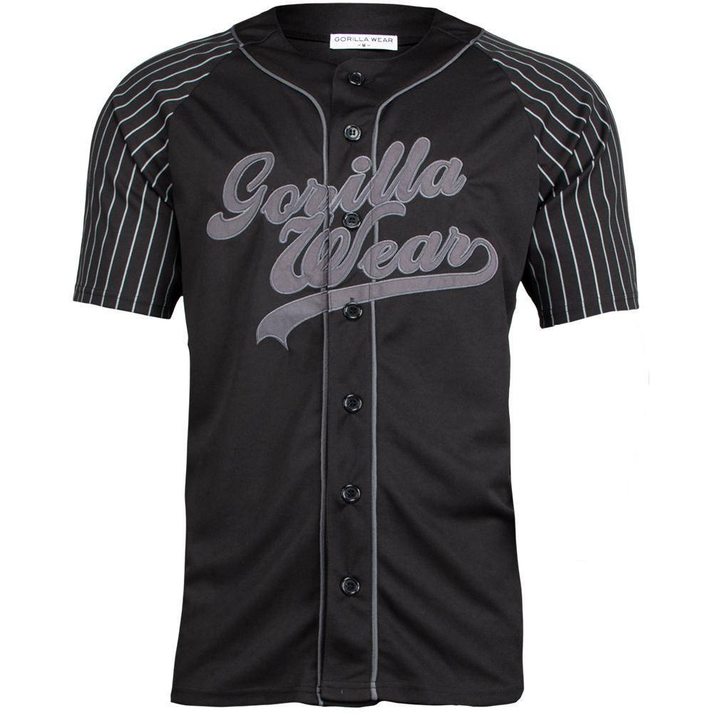 

Бейсбольная футболка Gorilla Wear 82 Jersey XL, XXL черная, Черный
