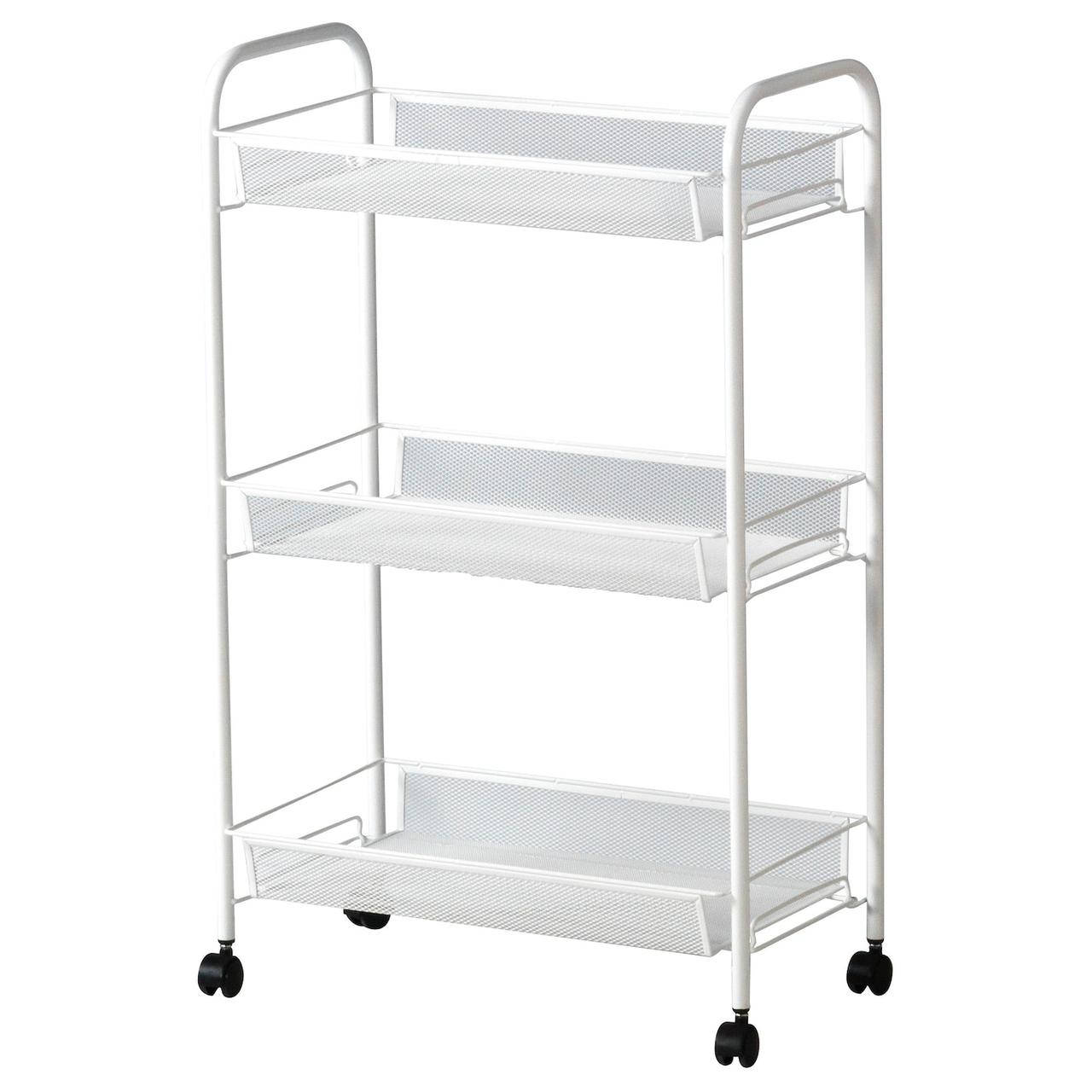 

Ikea HORNAVAN ВІзок білий 26x48x77см 702.438.73