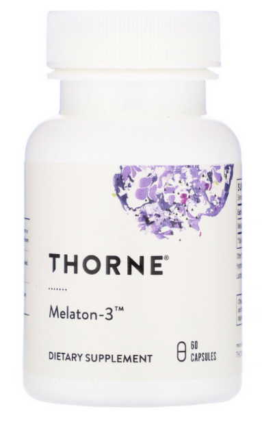 

Мелатонин-3, Thorne Research, 60 капсул (THR-78802)