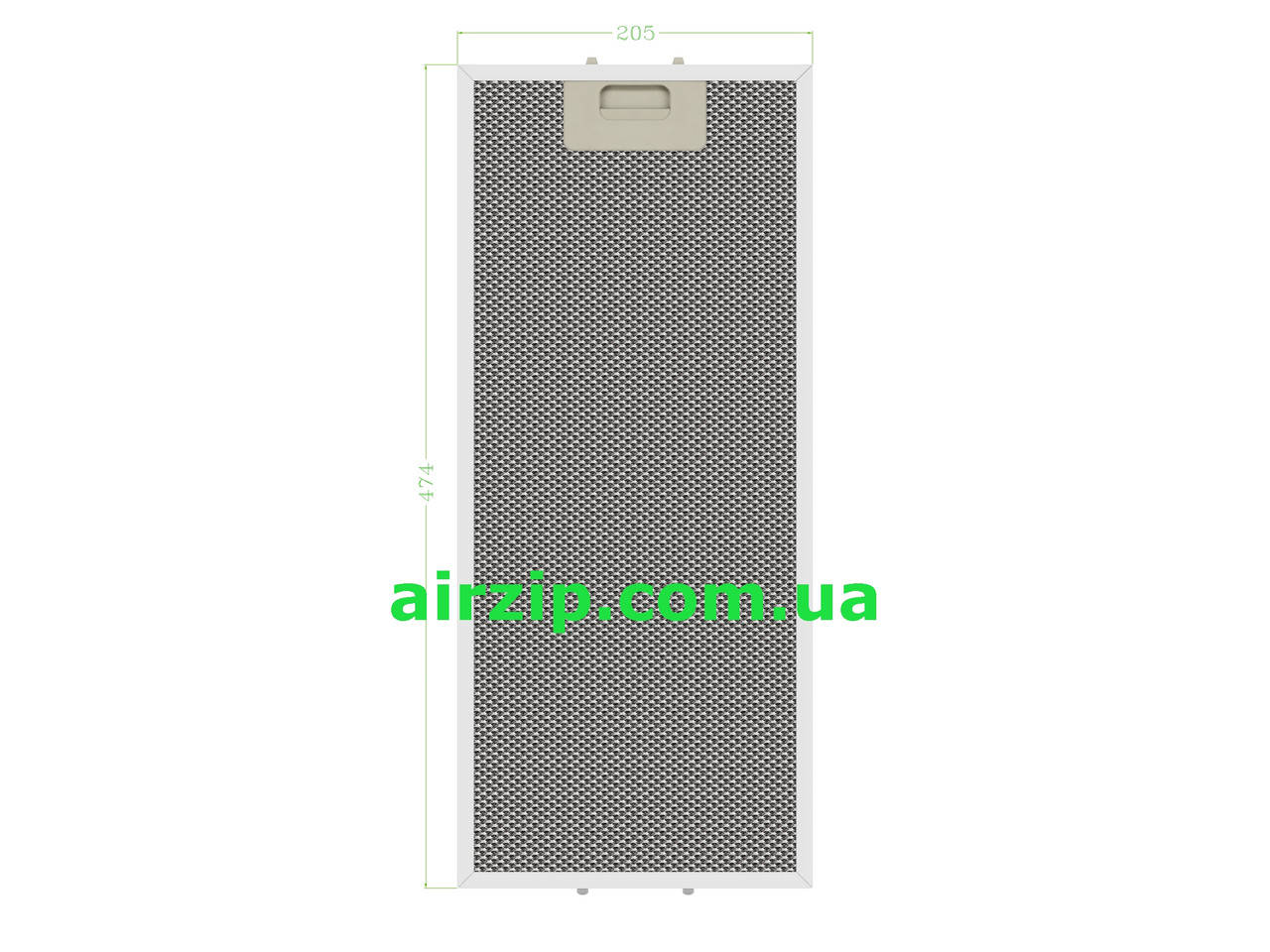 

Фильтр жировой для вытяжки 205x 474 mm