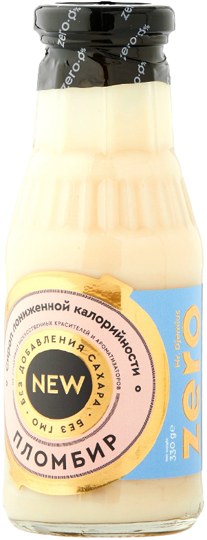 

Низкокалорийный сироп Mr.Djemius ZERO Пломбир (330 мл)