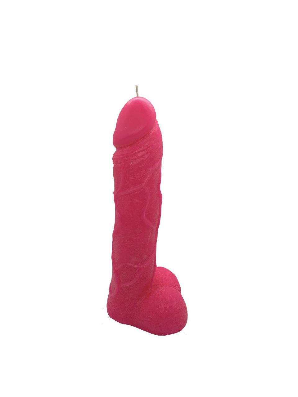 

Свеча в виде члена Чистый Кайф Pink size L, для возбуждающей атмосферы