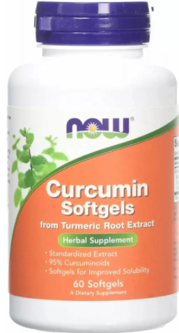 

Куркумин 450 мг, Now Foods, 450 mg - 60 капсул (NOW-04938)