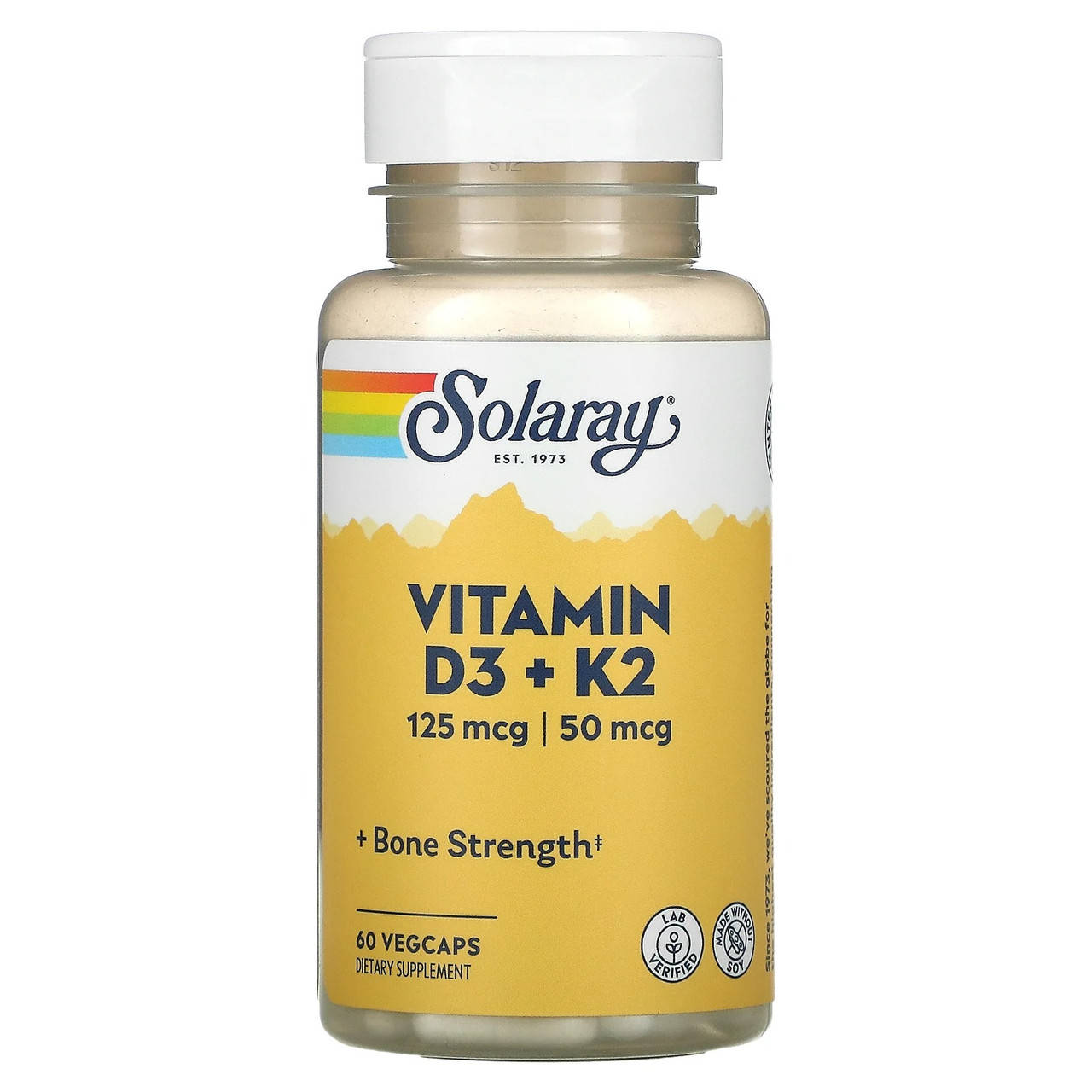 

Витамин Д3 и К2 (Vitamin D-3 & K-2) 5000 МЕ/50 мкг 60 капсул