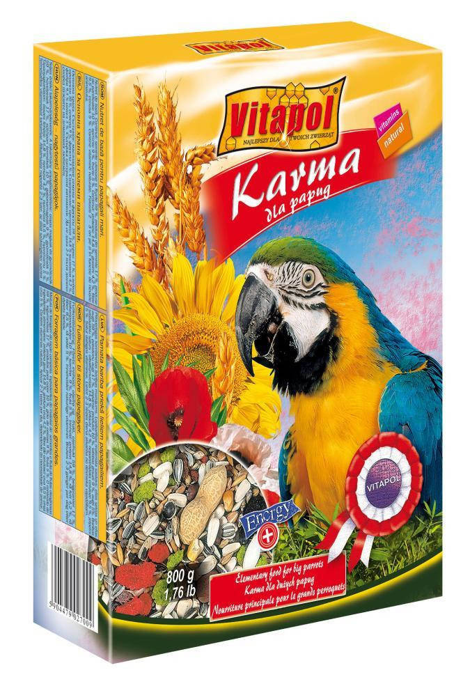 

Vitapol Karma Ара Корм для крупных попугаев 900г (2700)