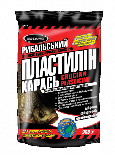 

Пластилин насадочный Megamix Карась 0,5 кг