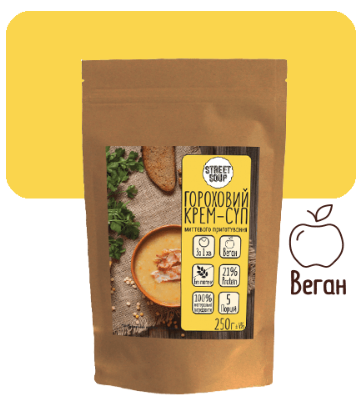 

Гороховый крем-суп 250 г Street Soup