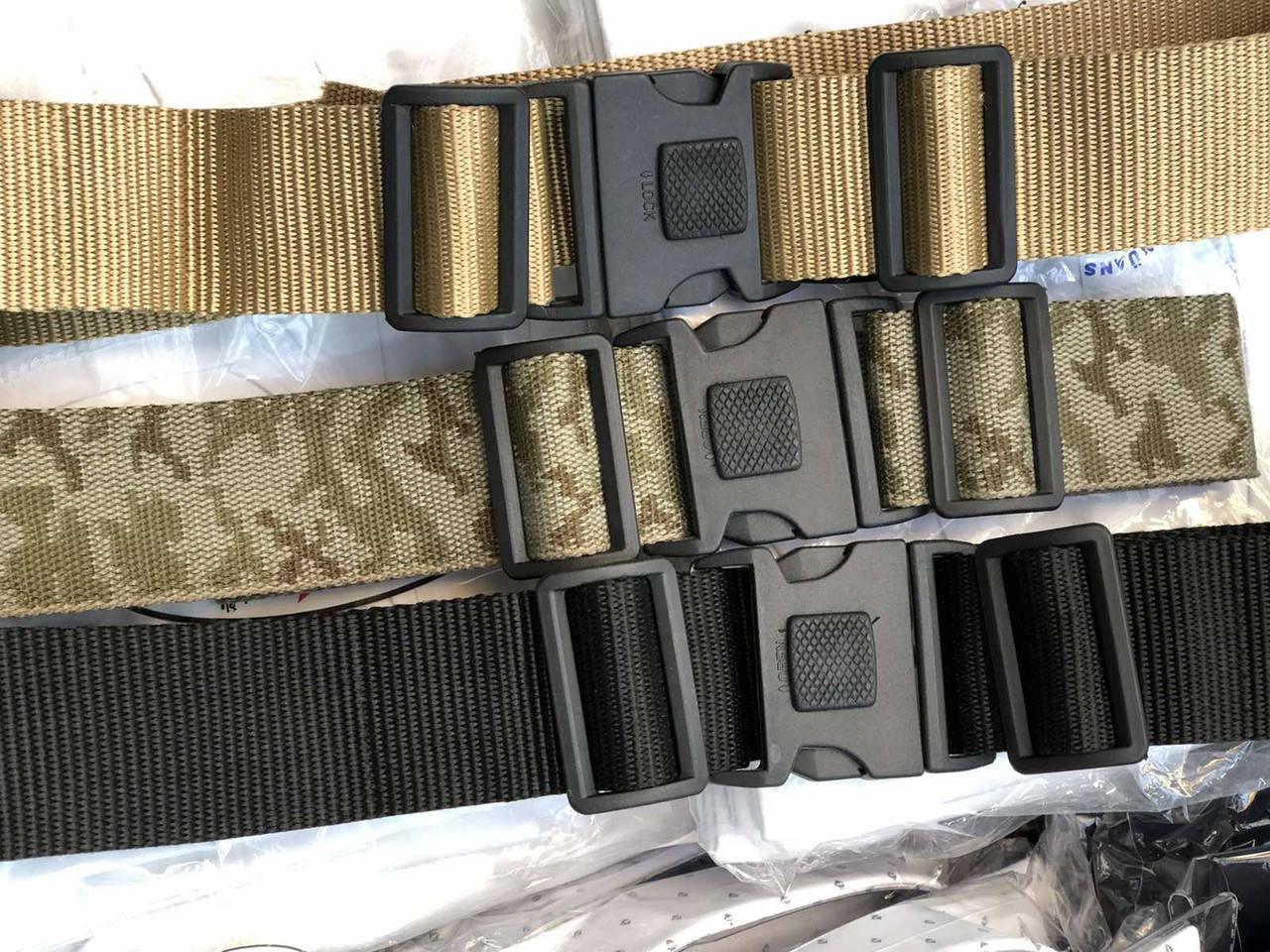 

Ремінь тактичний військовий чорний та койот, Черный