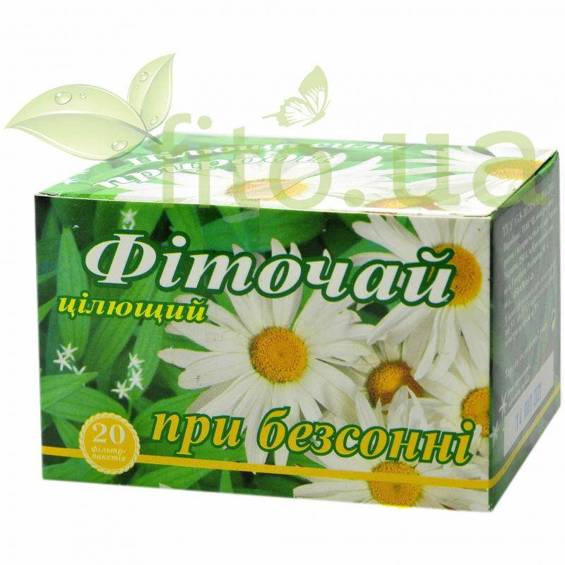 

Фиточай при бессоннице, 20 ф/пакетов.