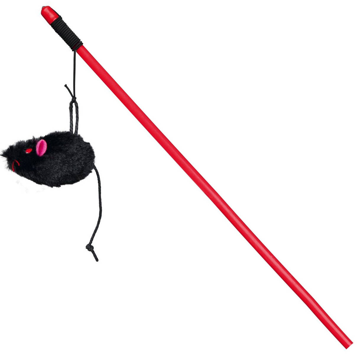 

Игрушка для кошек Trixie Удочка с мышкой 1 м (плюш)