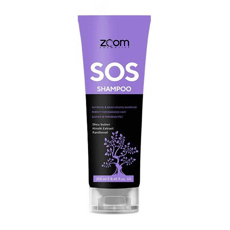 

Шампунь восстанавливающий безсульфатный для домашнего ухода ZOOM SOS Shampoo 250 мл