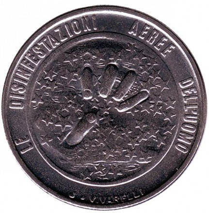 

Монета 50 лир. 1977 год, Сан-Марино.UNC