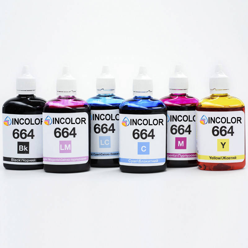 

Чернила для EPSON L805 - комплект фоточернил 664 "INCOLOR" (6х100 мл) BK/C/M/Y/LC/LM