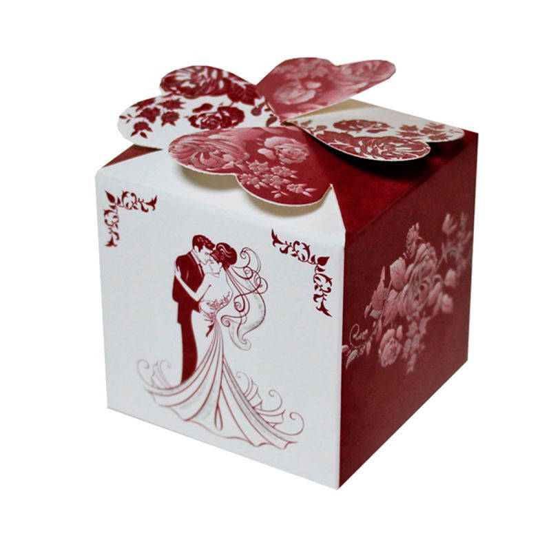 

Хит! Качественная свадебная Бонбоньерка 5х5х6 см, для Сладостей 251