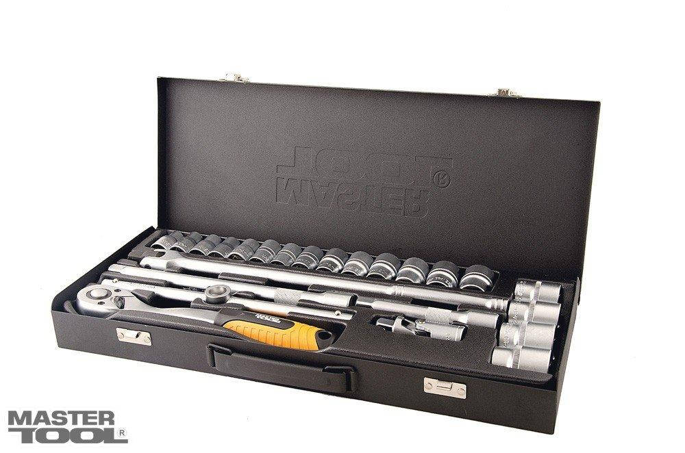

Набор головок и комплектующих MasterTool 78-4124
