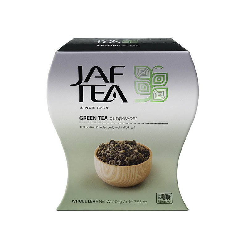 

Чай зеленый Ганпаудер Jaf Tea Gunpowder 100г картон