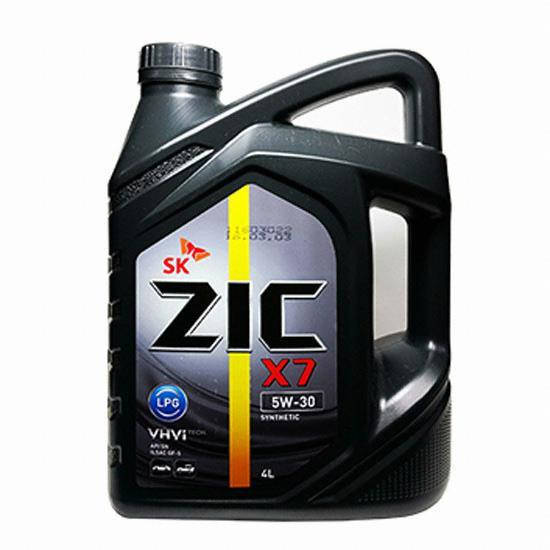 

ZIC X7 LPG 5W-30 new SP/GF-6 4л (162672)