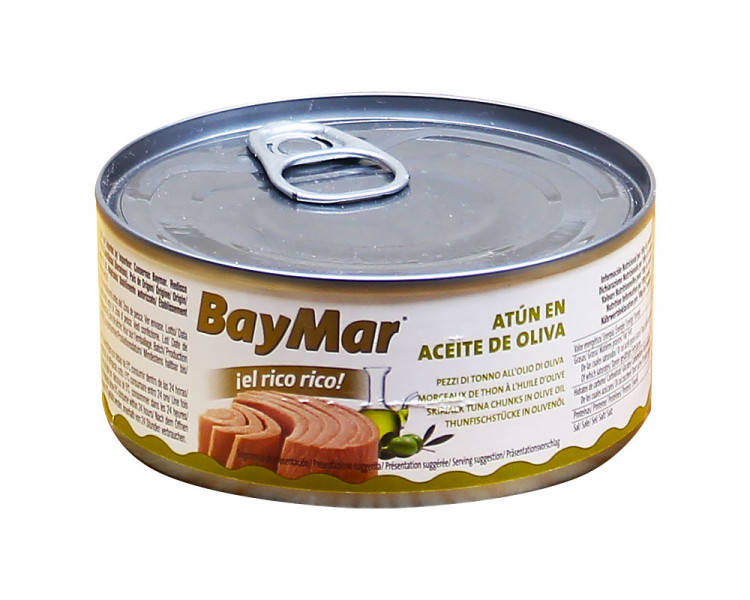 

Тунець Bay Mar в оливковій олії, 160 г