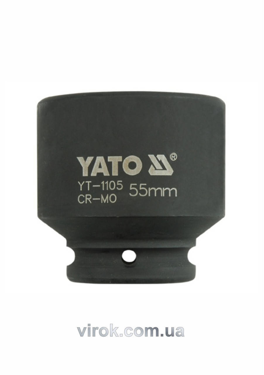 

Головка торцевая ударная шестигранная YATO 3/4" М55 х 74 мм YT-1105