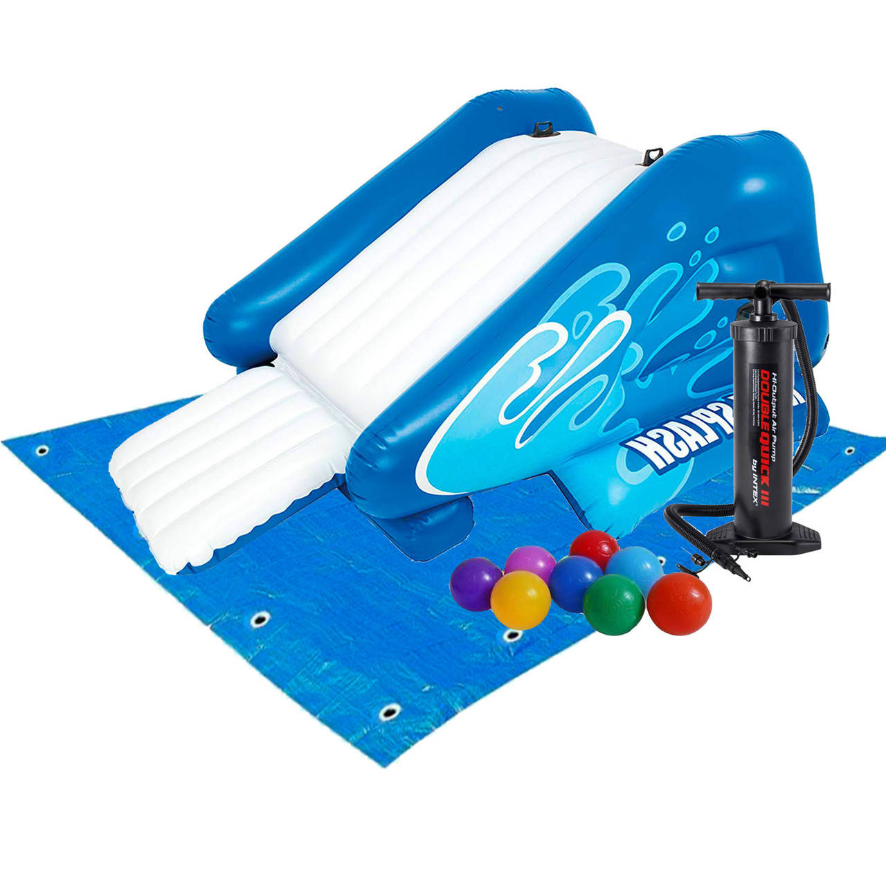 

Надувной игровой центр - водная горка Intex 58849-2 «Water Slide», 333 х 206 х 117 см, с шариками 10 шт,