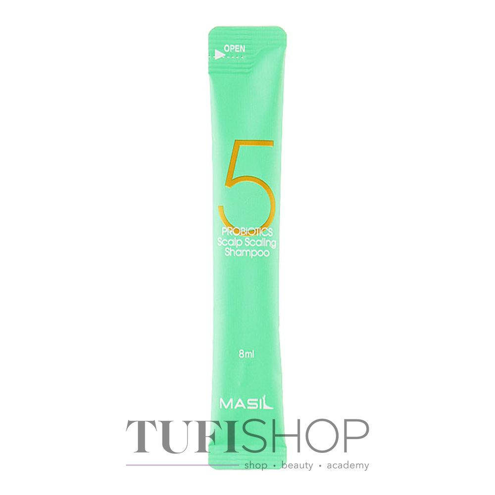 

Шампунь Masil 5 Probiotics Scalp Scaling Shampoo глубокой очистки 8 мл