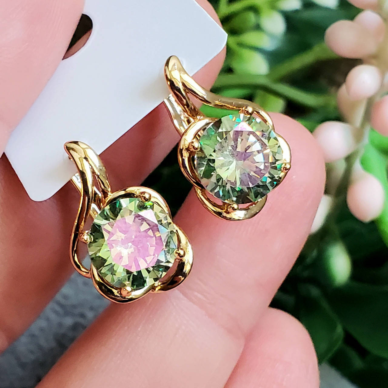 

Серьги Xuping 1.9см хамелеон медицинское золото позолота 18К с1201