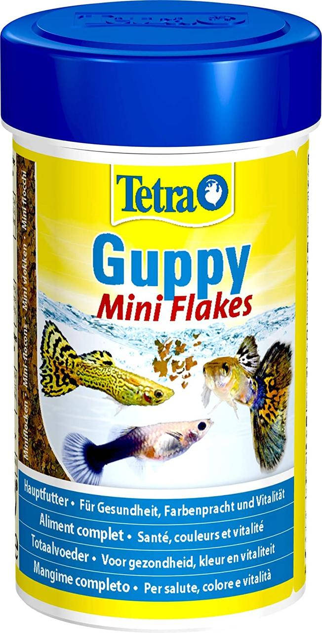 

Корм для аквариумных рыбок гуппи Tetra Guppy Mini Flakes в хлопьях 100 мл