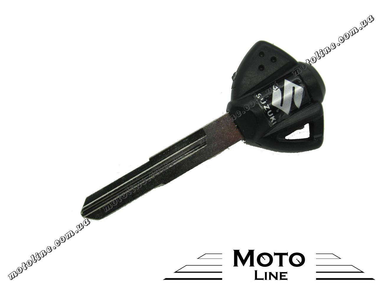 

Ключ заготовка Suzuki на правую сторону (черный) Mototech