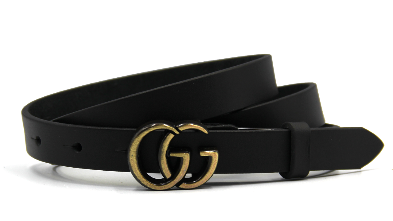 

Ремень женский GUCCI кожаный 20мм, Золотистый