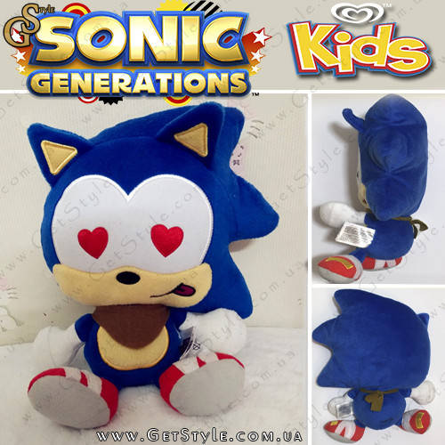 

Игрушка из серии героев Sonic Kids - "Sonic in Love" - 25 см, Синий