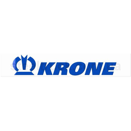 

Наклейка KRONE 500*100 мм, синяя (на задний бампер), Синий
