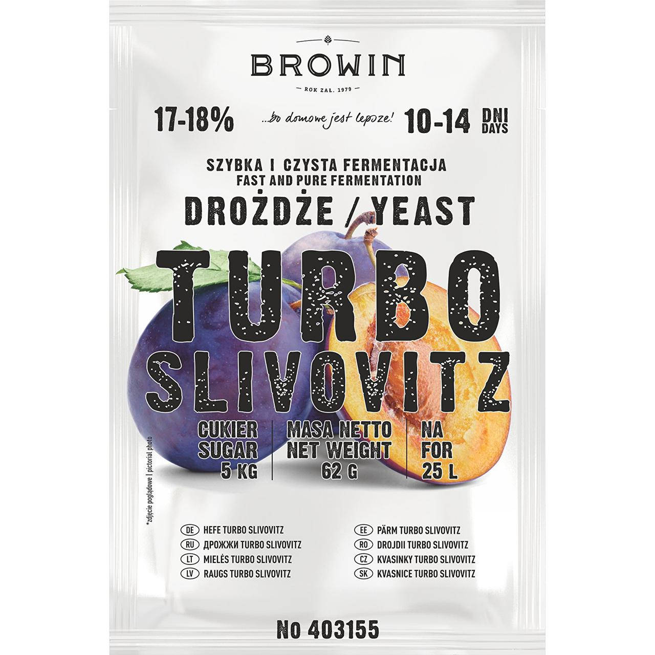 

Дрожжи TURBO Slivovitz