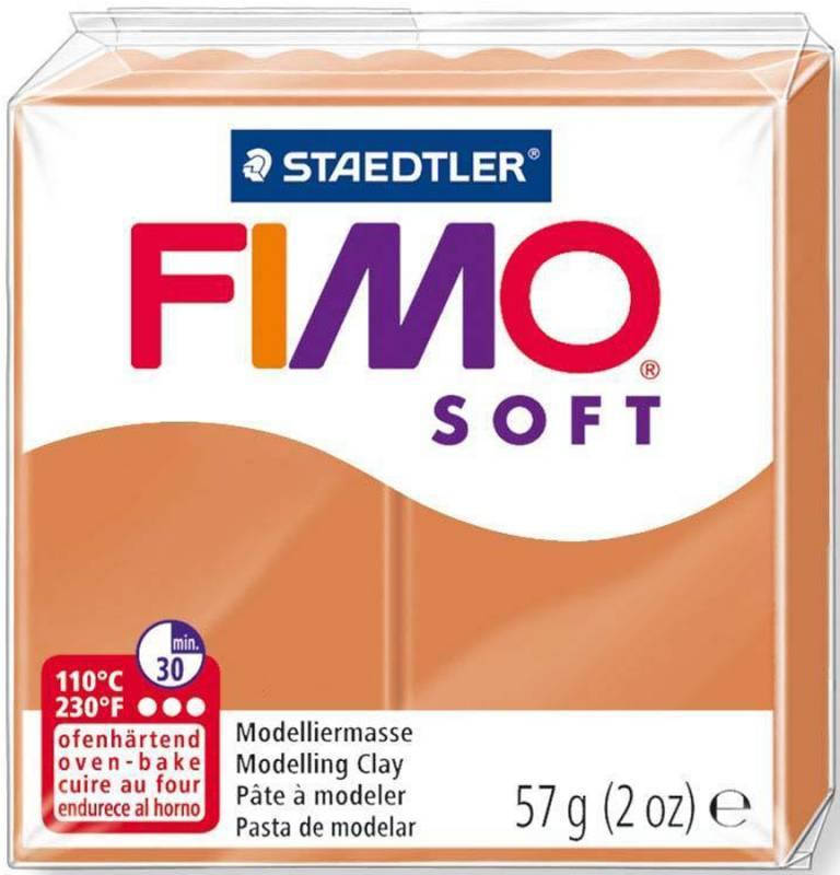 

Пластика Fimo Soft 57г коньяк (4006608809850)