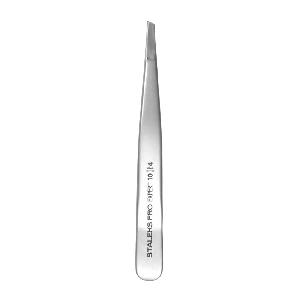 

Пинцет для бровей скошенный STALEKS PRO EXPERT 10 TYPE 4, TE-10/4