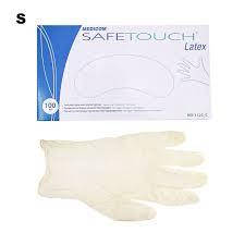 

Перчатки латексные Medicom нестерильные SafeTouch E-Series S (опудренные)