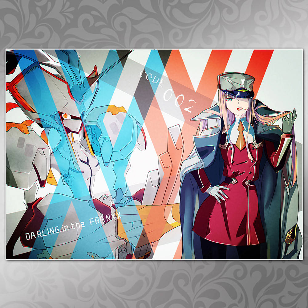 

Плакат Аниме Darling In Franxx 010