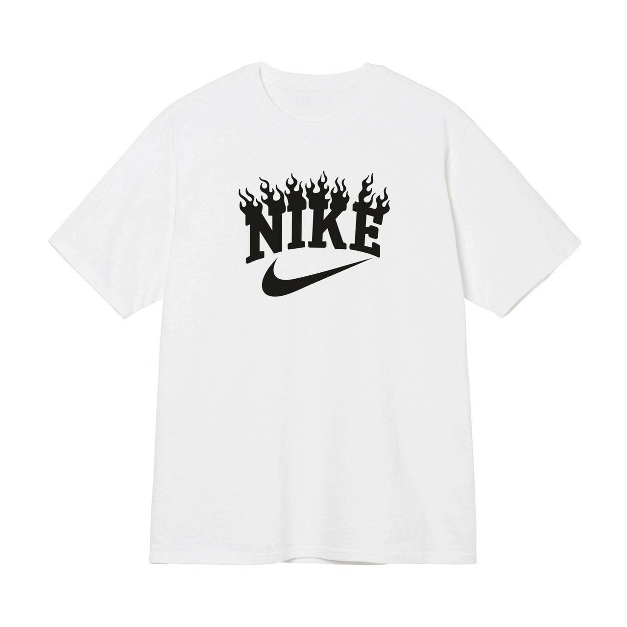 

Белая футболка Nike Flame Logo белые футболки Найк унисекс
