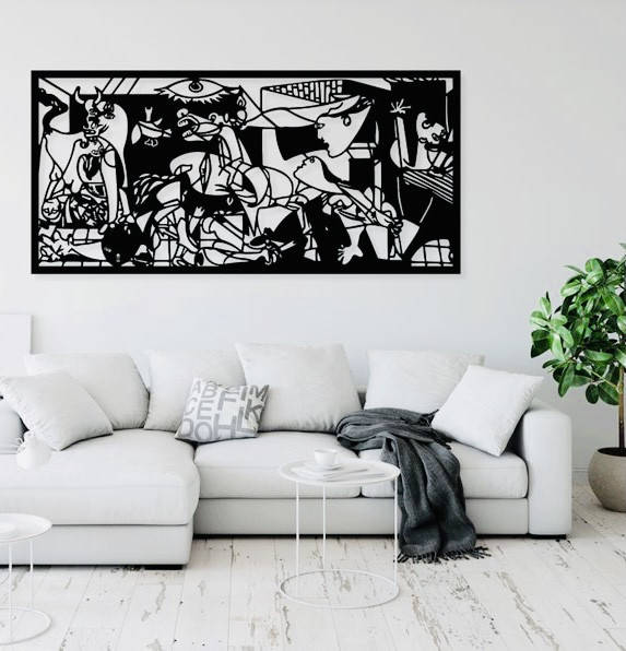

Декоративное Панно картина Пабло Пикассо, объемная картина, настенное панно, Черный