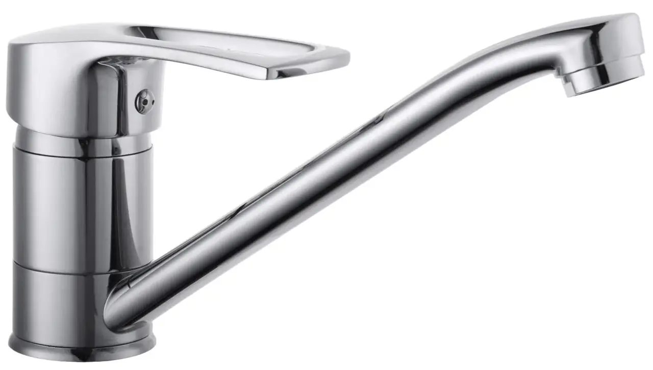 

Смеситель для кухни Domino Sirius DSV-103 шпилька. Кран, Хром