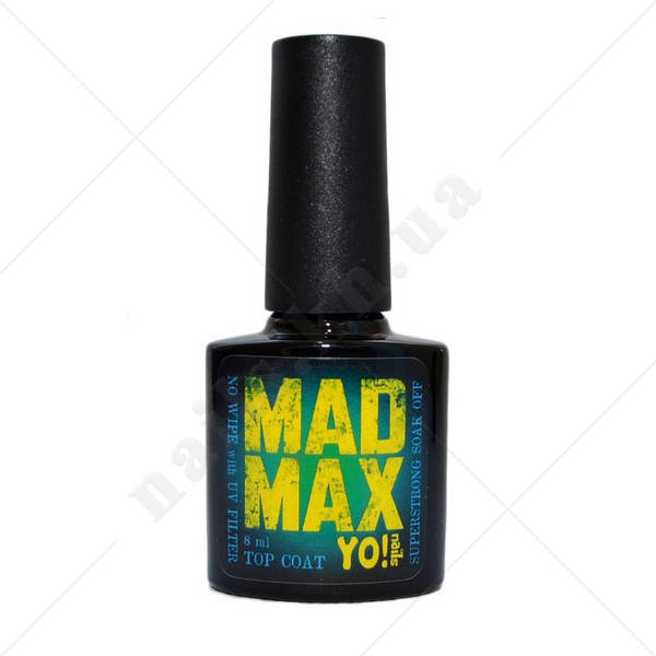 

YO!Nails Mad Max Топ суперстойкий с UV-фильтром, 8 мл
