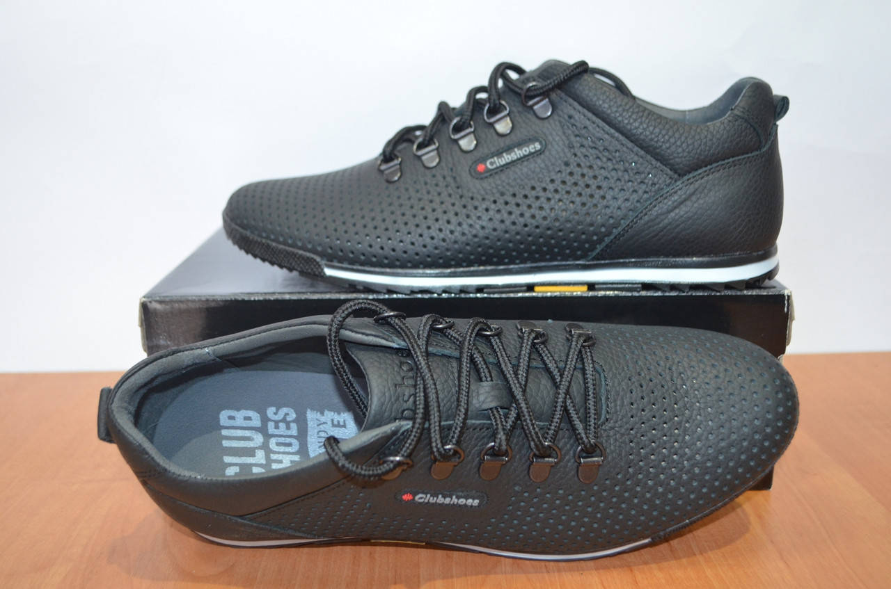 

Мужские кожаные туфли.Перфорированные туфли. натуральная кожа.Летние туфли.40 и 41 размер., Черный