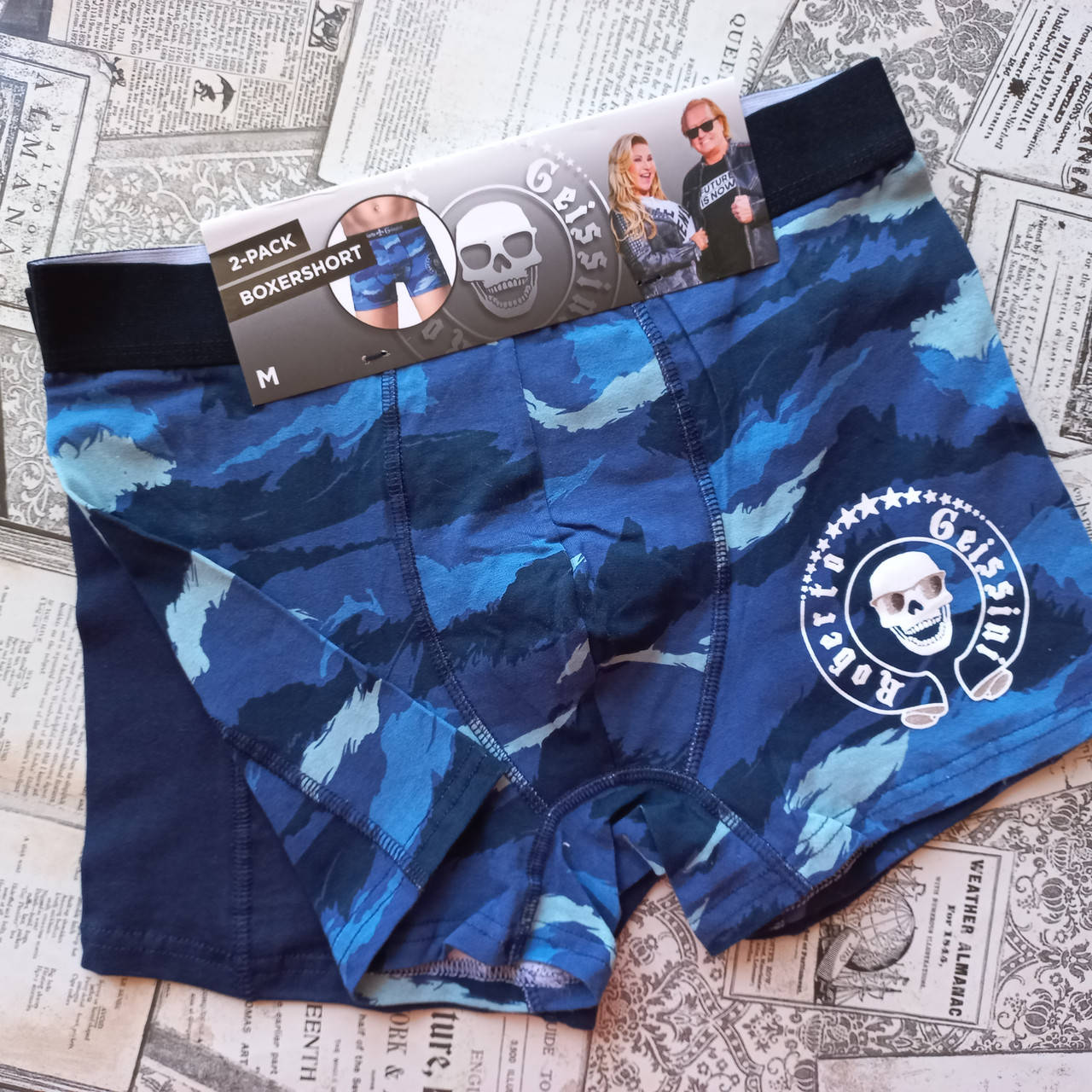 

2 шт Трусы боксеры 48-50 М хлопок, Синий