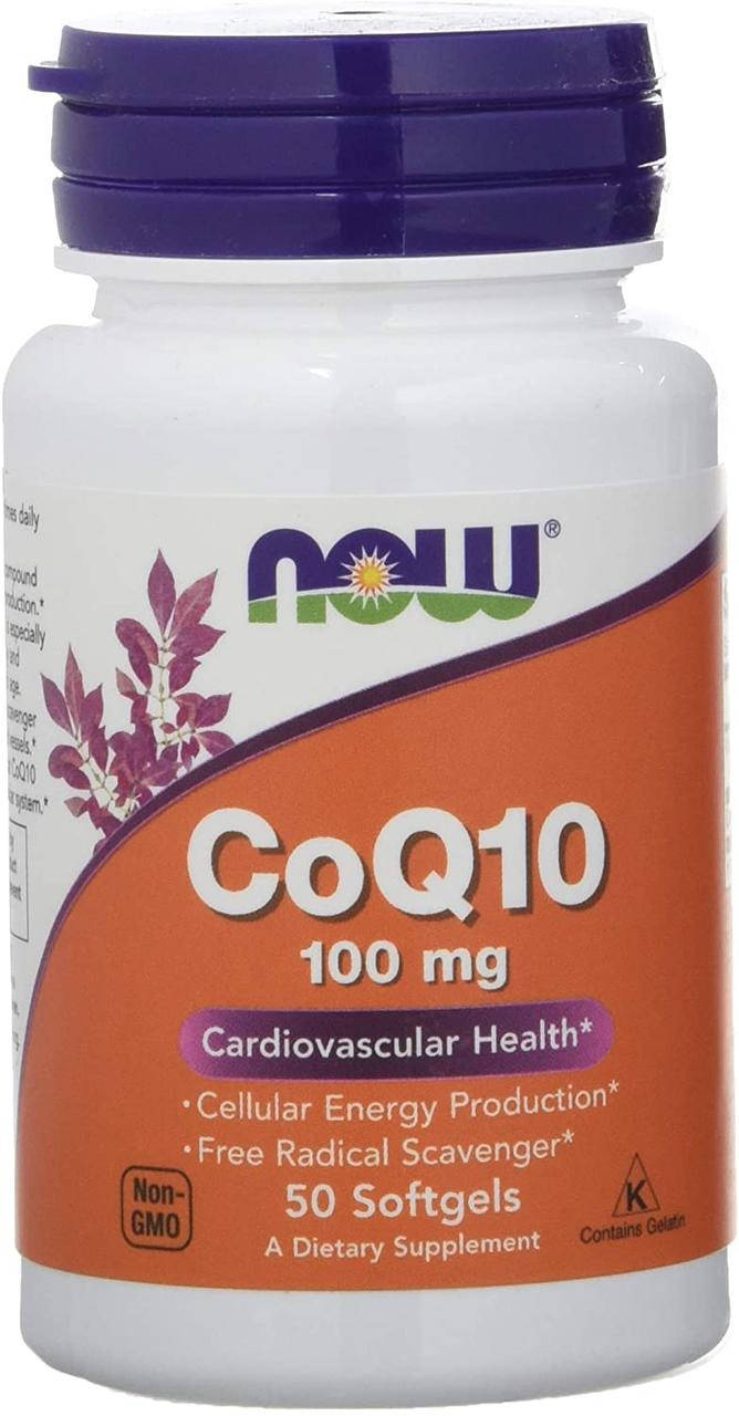 

Коэнзим Q10 Now Foods CoQ10 100mg 50 гелевых капсул