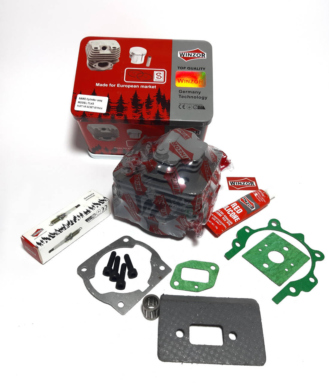 

Цилиндр в сборе 1E40F (д.-40мм.) WINZOR к-кт. METAL BOX SEE