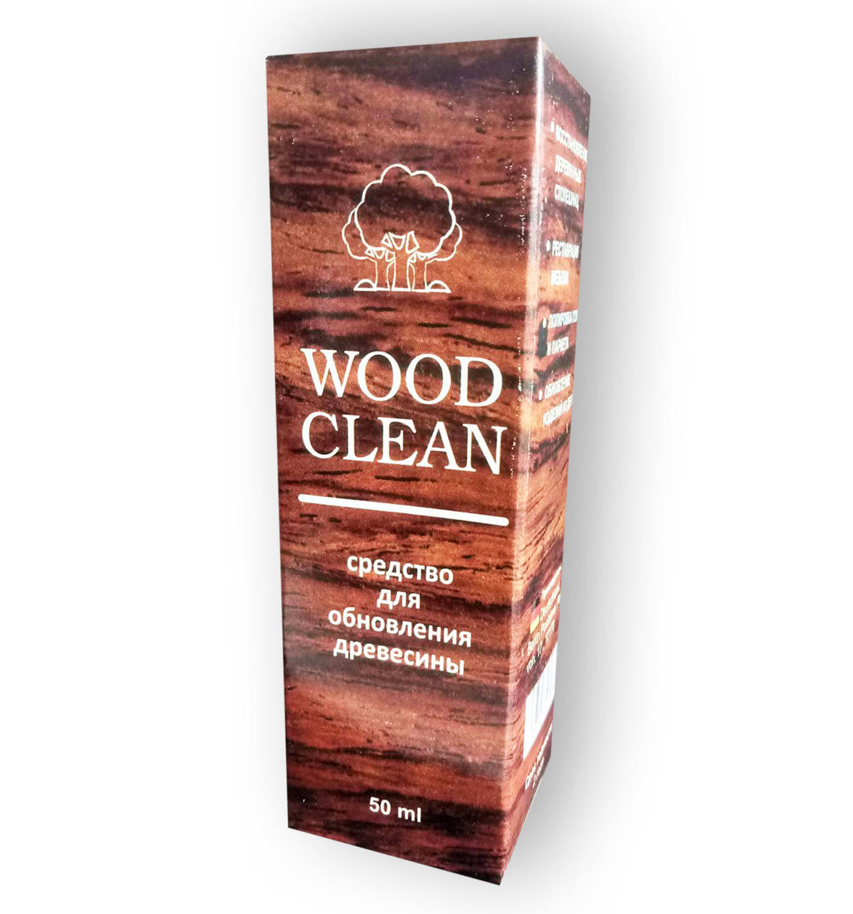 

Wood Clean - Cредство для обновления древесины (Вуд Клин)
